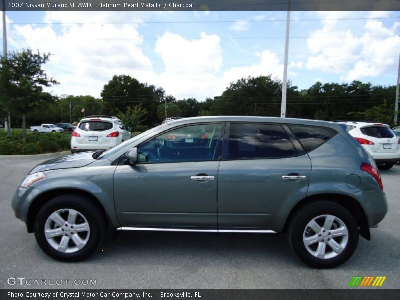 Platinum Pearl Matallic / Charcoal 2007 Nissan Murano SL AWD