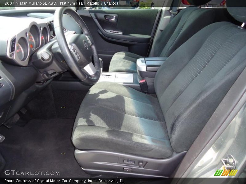 Platinum Pearl Matallic / Charcoal 2007 Nissan Murano SL AWD