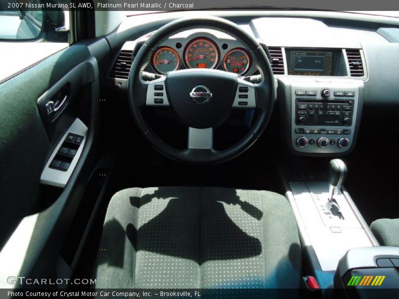 Platinum Pearl Matallic / Charcoal 2007 Nissan Murano SL AWD