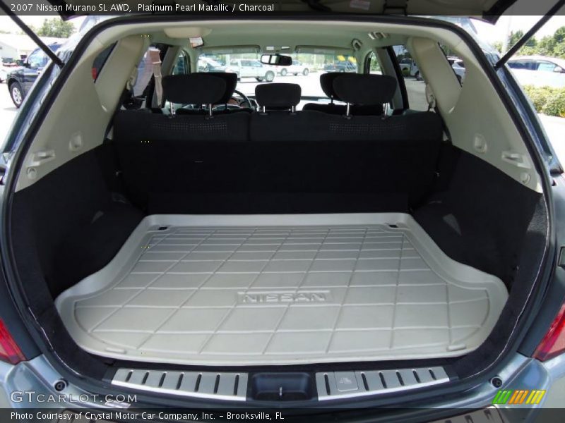 Platinum Pearl Matallic / Charcoal 2007 Nissan Murano SL AWD