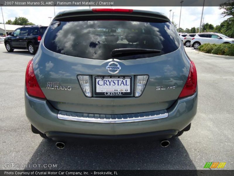 Platinum Pearl Matallic / Charcoal 2007 Nissan Murano SL AWD