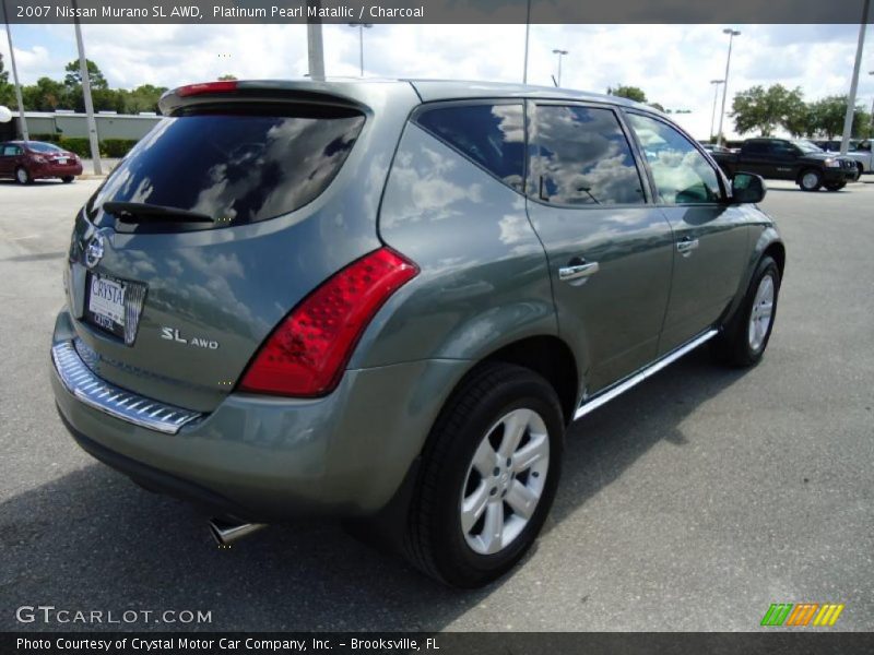 Platinum Pearl Matallic / Charcoal 2007 Nissan Murano SL AWD