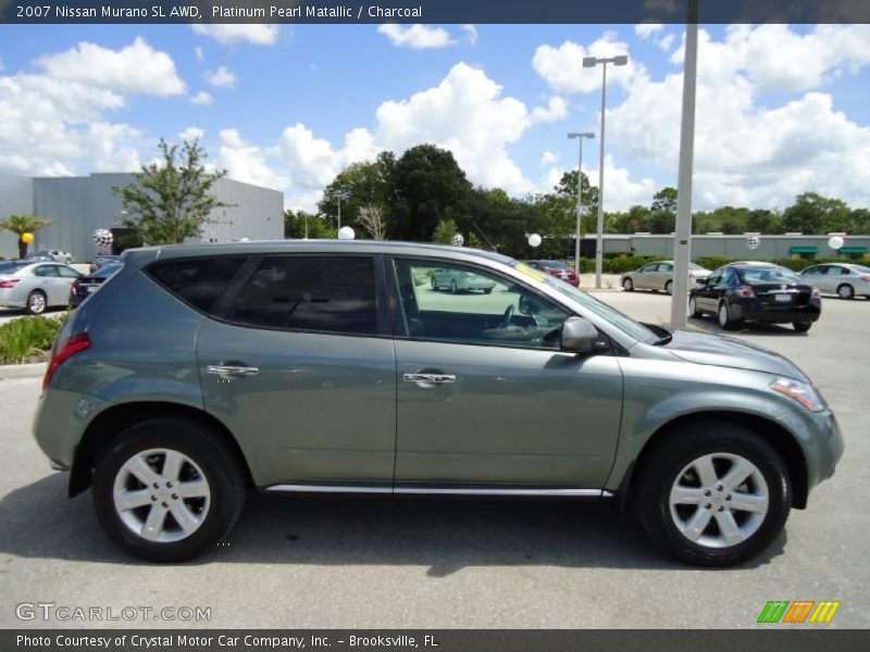 Platinum Pearl Matallic / Charcoal 2007 Nissan Murano SL AWD