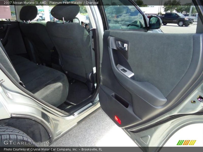 Platinum Pearl Matallic / Charcoal 2007 Nissan Murano SL AWD