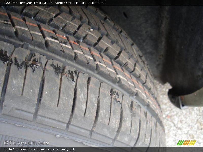 Spruce Green Metallic / Light Flint 2003 Mercury Grand Marquis GS