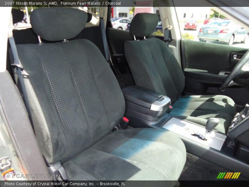 Platinum Pearl Matallic / Charcoal 2007 Nissan Murano SL AWD