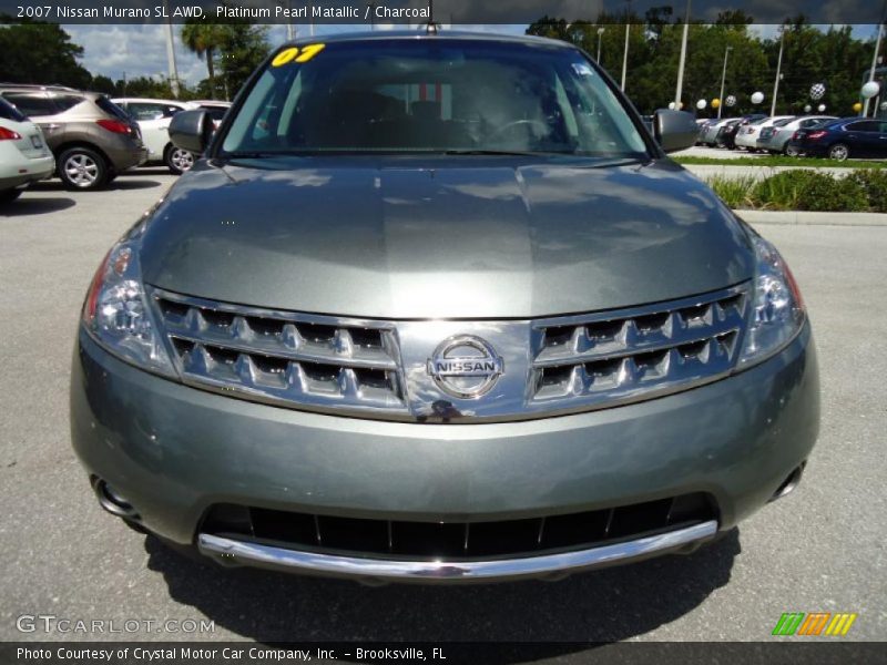 Platinum Pearl Matallic / Charcoal 2007 Nissan Murano SL AWD