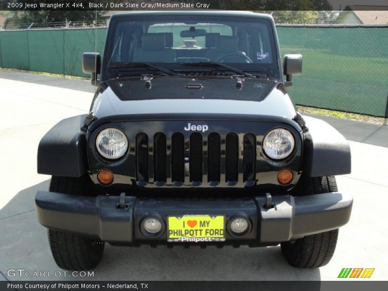 Black / Dark Slate Gray/Medium Slate Gray 2009 Jeep Wrangler X 4x4