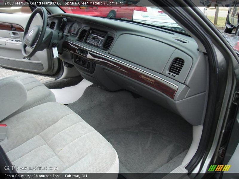 Spruce Green Metallic / Light Flint 2003 Mercury Grand Marquis GS