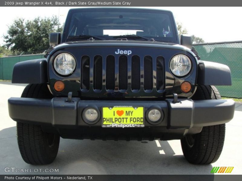 Black / Dark Slate Gray/Medium Slate Gray 2009 Jeep Wrangler X 4x4