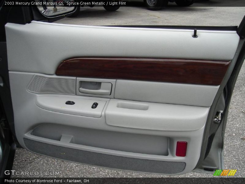 Spruce Green Metallic / Light Flint 2003 Mercury Grand Marquis GS