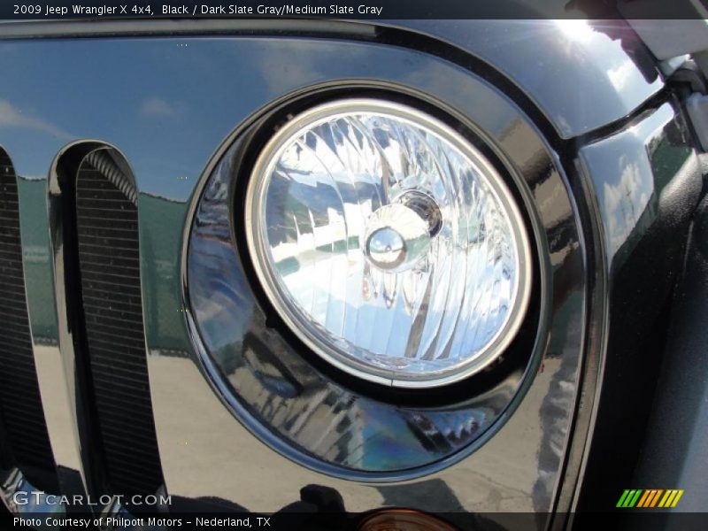 Black / Dark Slate Gray/Medium Slate Gray 2009 Jeep Wrangler X 4x4