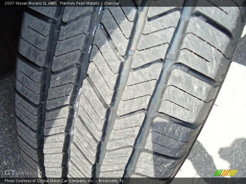 Platinum Pearl Matallic / Charcoal 2007 Nissan Murano SL AWD