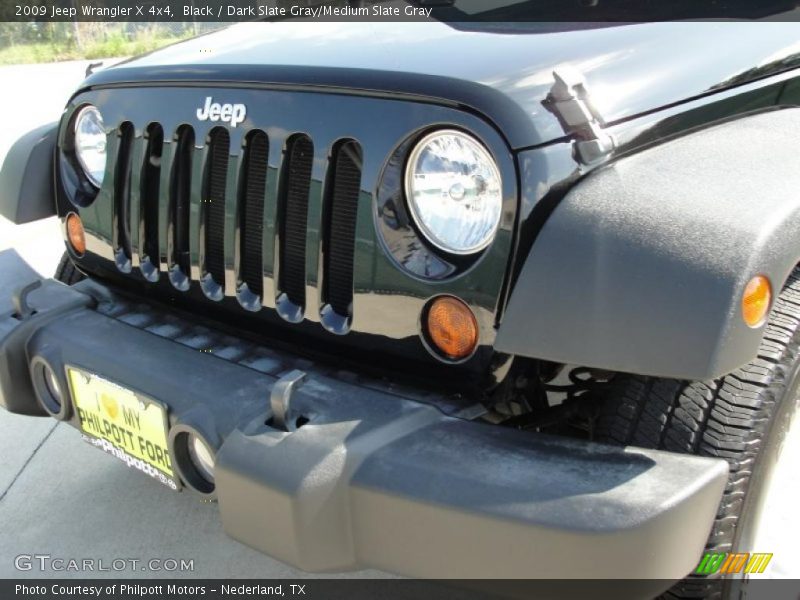 Black / Dark Slate Gray/Medium Slate Gray 2009 Jeep Wrangler X 4x4