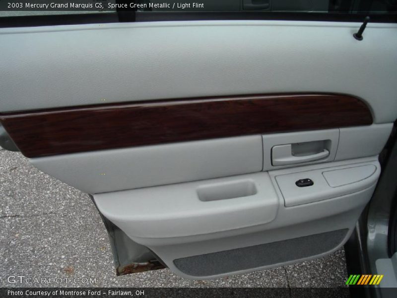 Spruce Green Metallic / Light Flint 2003 Mercury Grand Marquis GS