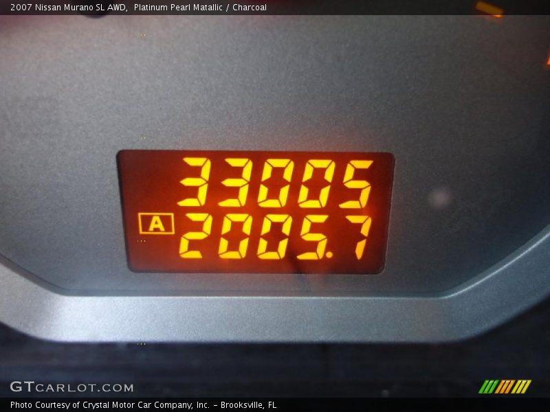 Platinum Pearl Matallic / Charcoal 2007 Nissan Murano SL AWD