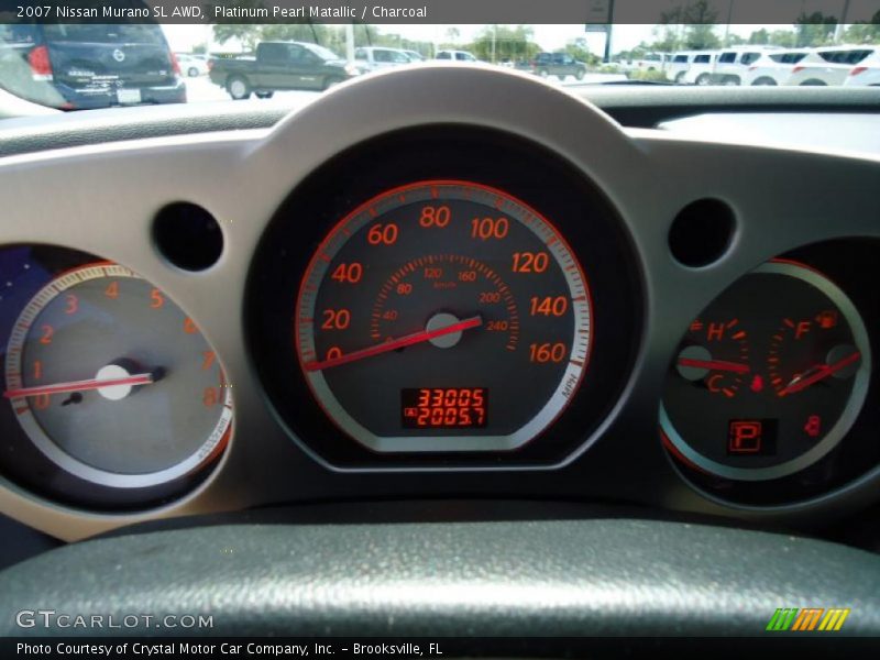 Platinum Pearl Matallic / Charcoal 2007 Nissan Murano SL AWD