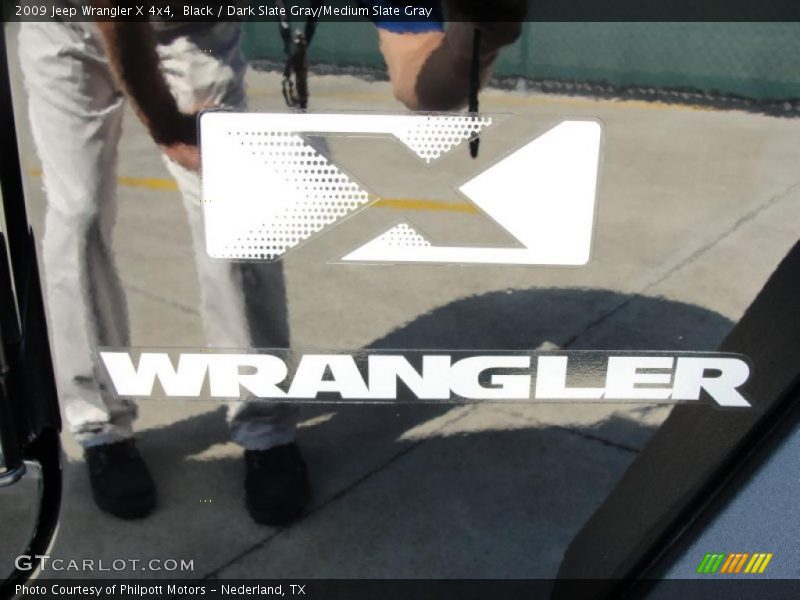 Black / Dark Slate Gray/Medium Slate Gray 2009 Jeep Wrangler X 4x4