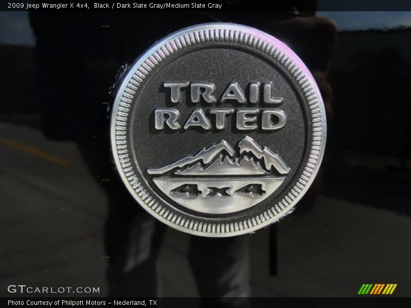 Black / Dark Slate Gray/Medium Slate Gray 2009 Jeep Wrangler X 4x4