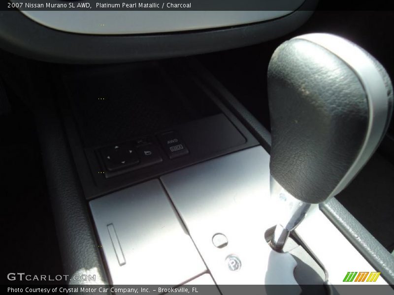 Platinum Pearl Matallic / Charcoal 2007 Nissan Murano SL AWD
