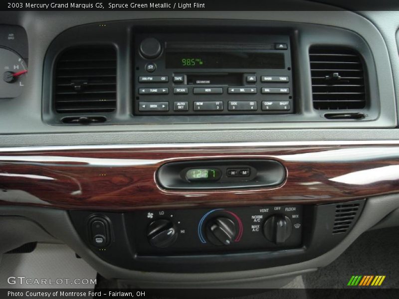 Spruce Green Metallic / Light Flint 2003 Mercury Grand Marquis GS