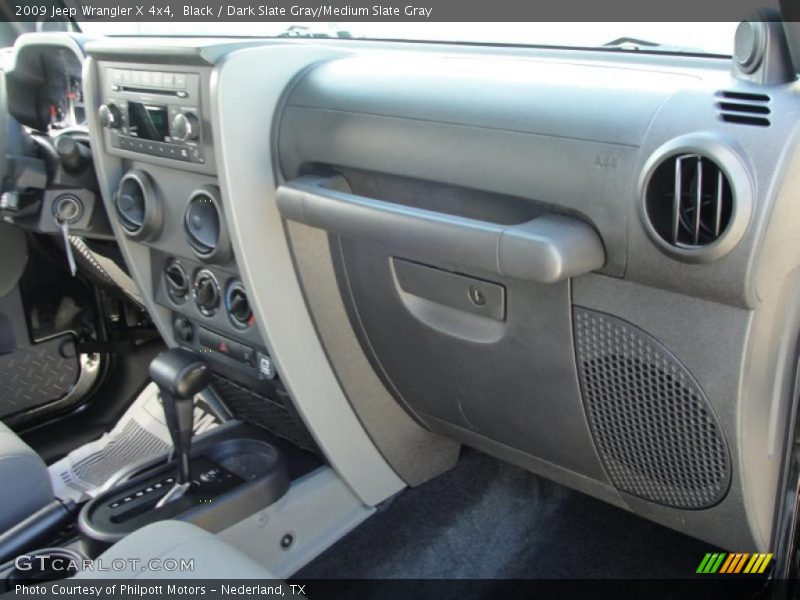 Black / Dark Slate Gray/Medium Slate Gray 2009 Jeep Wrangler X 4x4
