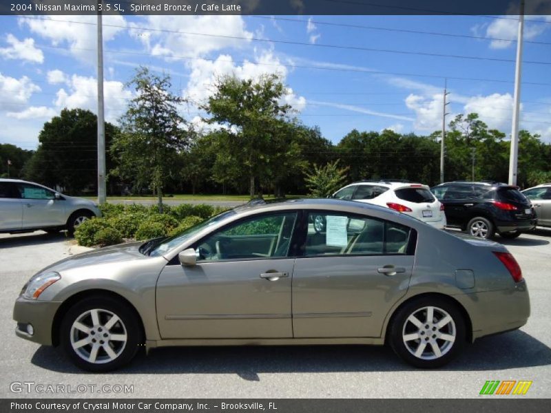 Spirited Bronze / Cafe Latte 2004 Nissan Maxima 3.5 SL