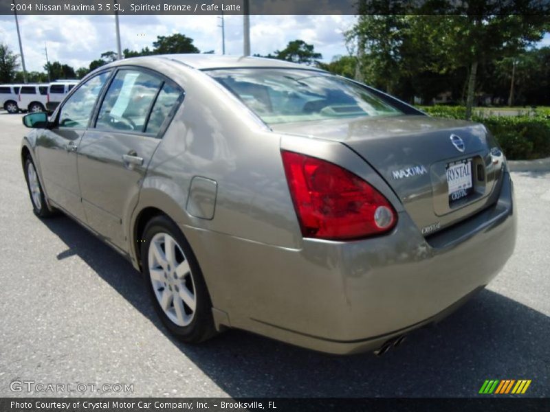 Spirited Bronze / Cafe Latte 2004 Nissan Maxima 3.5 SL