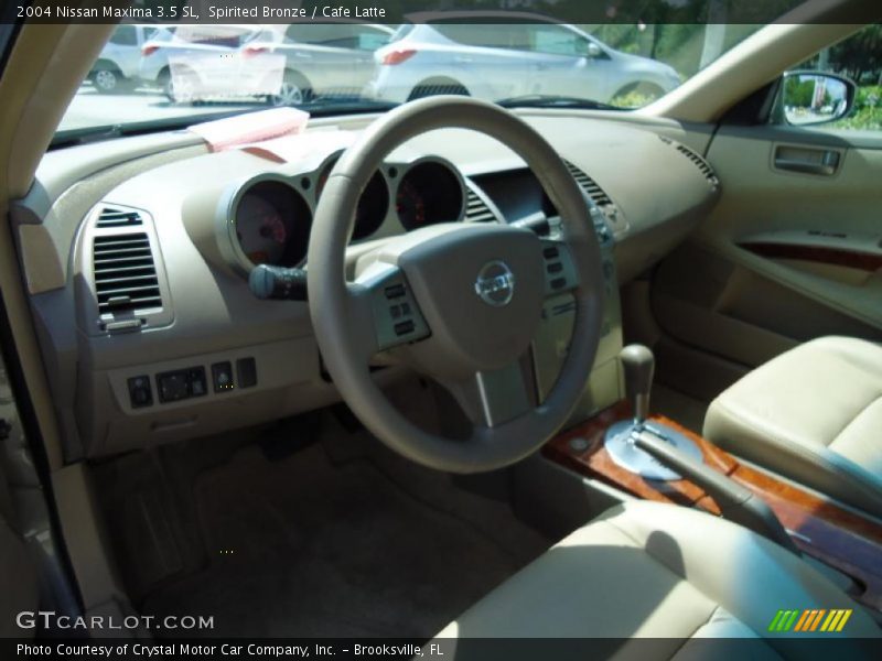 Spirited Bronze / Cafe Latte 2004 Nissan Maxima 3.5 SL