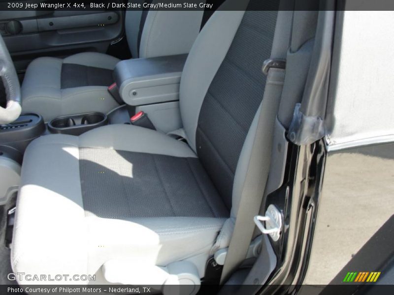 Black / Dark Slate Gray/Medium Slate Gray 2009 Jeep Wrangler X 4x4
