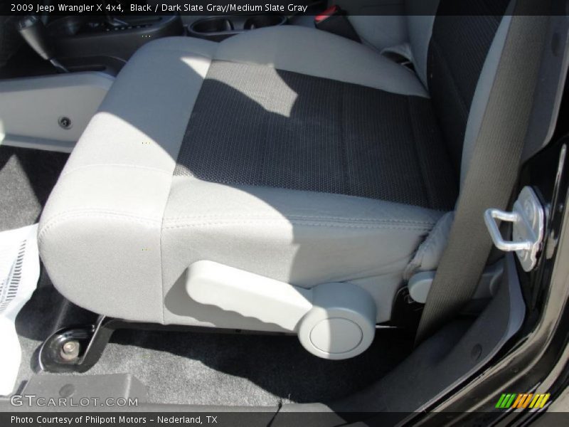 Black / Dark Slate Gray/Medium Slate Gray 2009 Jeep Wrangler X 4x4