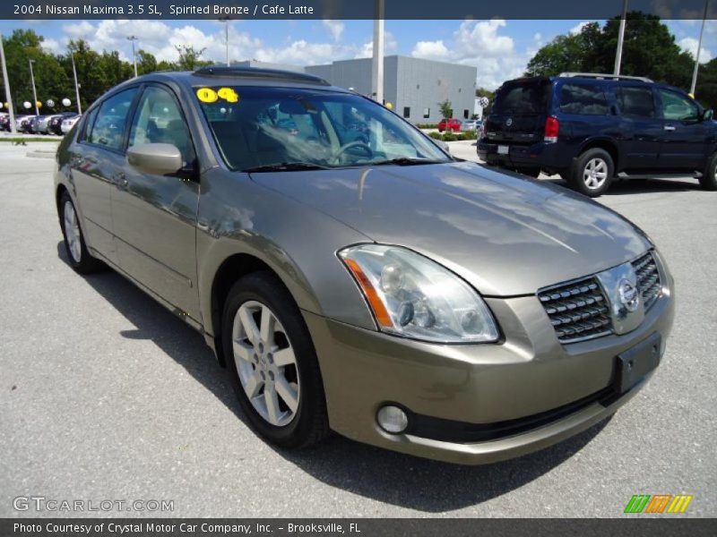 Spirited Bronze / Cafe Latte 2004 Nissan Maxima 3.5 SL