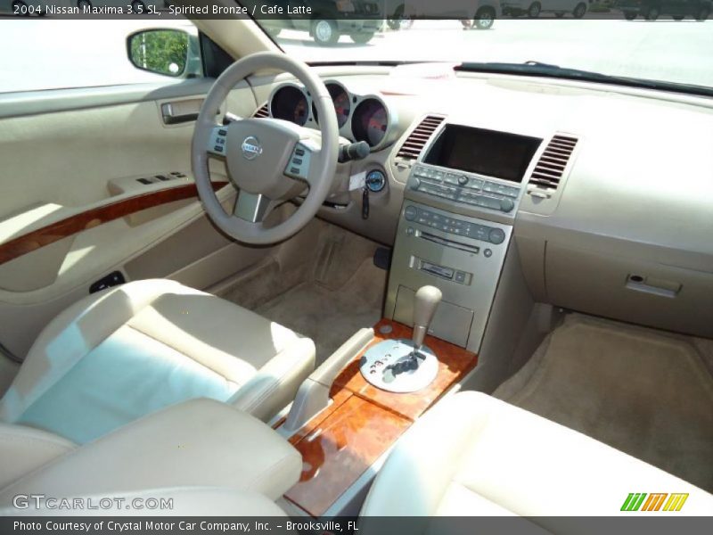Spirited Bronze / Cafe Latte 2004 Nissan Maxima 3.5 SL