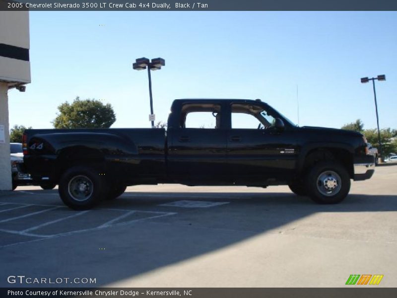 Black / Tan 2005 Chevrolet Silverado 3500 LT Crew Cab 4x4 Dually