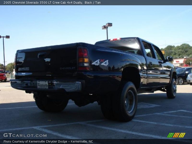 Black / Tan 2005 Chevrolet Silverado 3500 LT Crew Cab 4x4 Dually