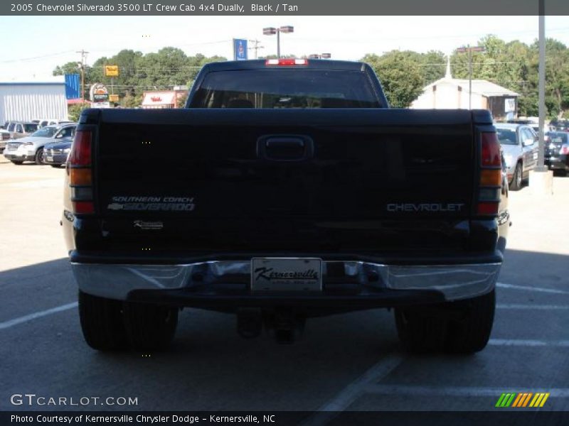 Black / Tan 2005 Chevrolet Silverado 3500 LT Crew Cab 4x4 Dually