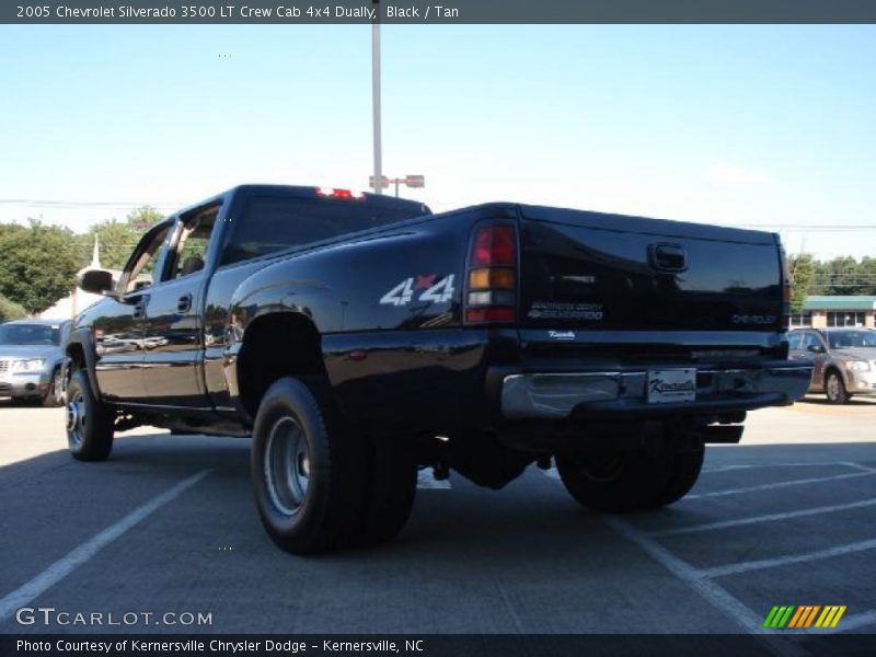 Black / Tan 2005 Chevrolet Silverado 3500 LT Crew Cab 4x4 Dually