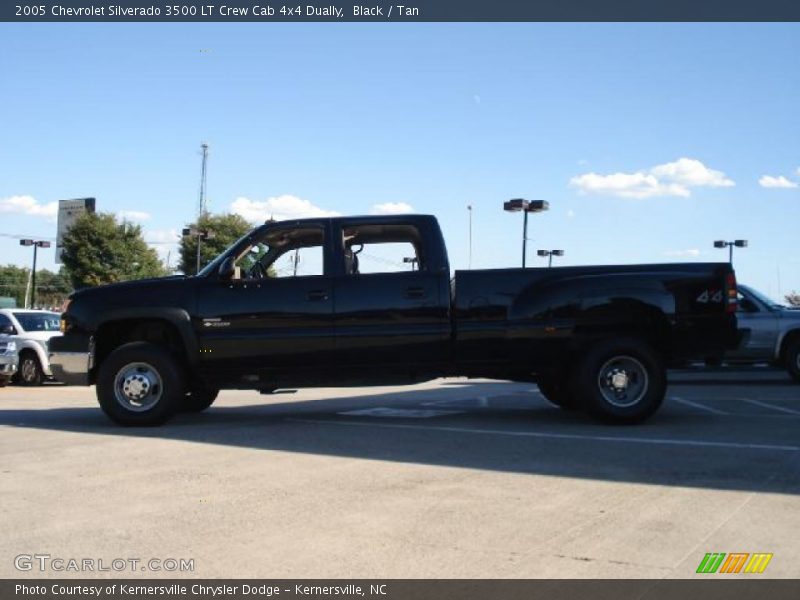 Black / Tan 2005 Chevrolet Silverado 3500 LT Crew Cab 4x4 Dually