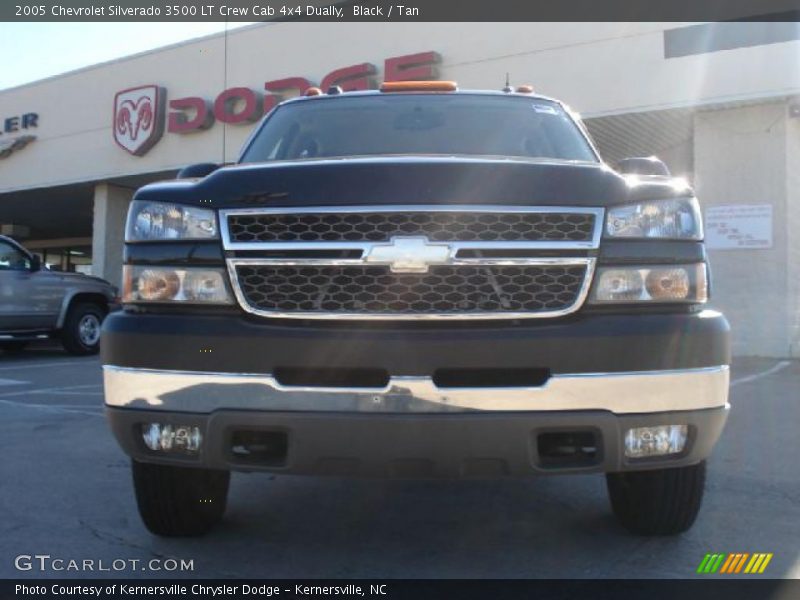 Black / Tan 2005 Chevrolet Silverado 3500 LT Crew Cab 4x4 Dually