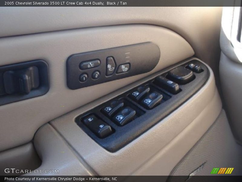 Black / Tan 2005 Chevrolet Silverado 3500 LT Crew Cab 4x4 Dually
