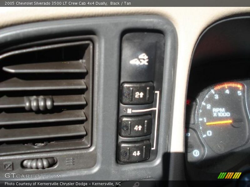 Black / Tan 2005 Chevrolet Silverado 3500 LT Crew Cab 4x4 Dually