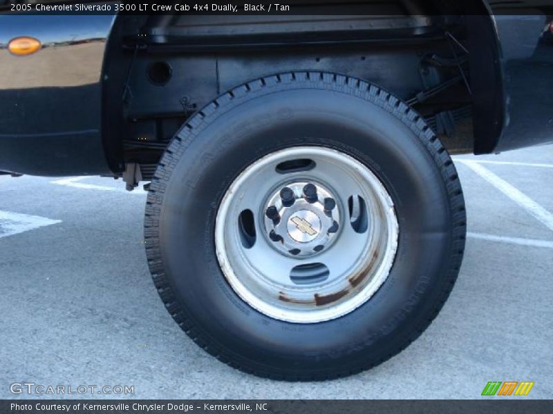 Black / Tan 2005 Chevrolet Silverado 3500 LT Crew Cab 4x4 Dually