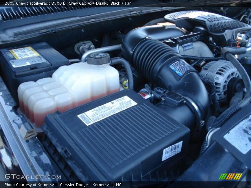 Black / Tan 2005 Chevrolet Silverado 3500 LT Crew Cab 4x4 Dually