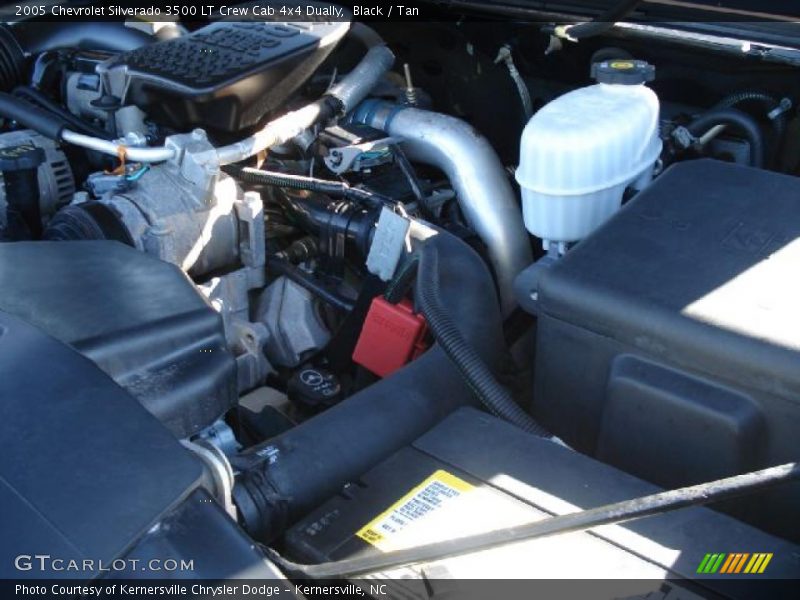 Black / Tan 2005 Chevrolet Silverado 3500 LT Crew Cab 4x4 Dually