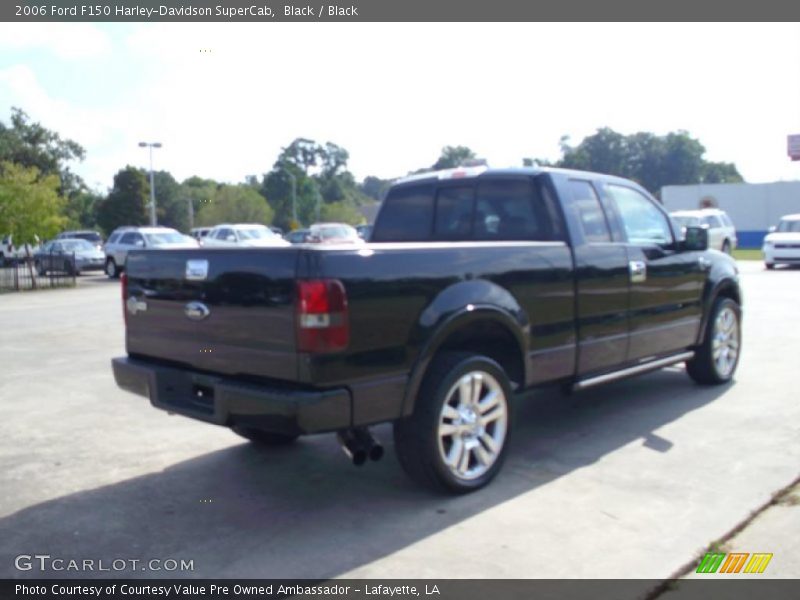 Black / Black 2006 Ford F150 Harley-Davidson SuperCab