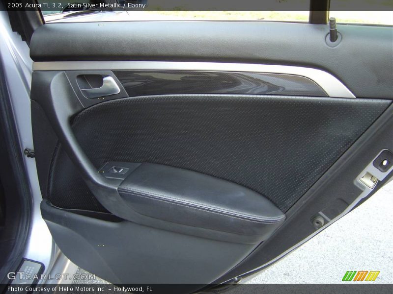 Satin Silver Metallic / Ebony 2005 Acura TL 3.2