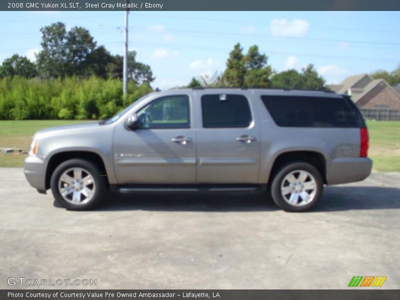 Steel Gray Metallic / Ebony 2008 GMC Yukon XL SLT