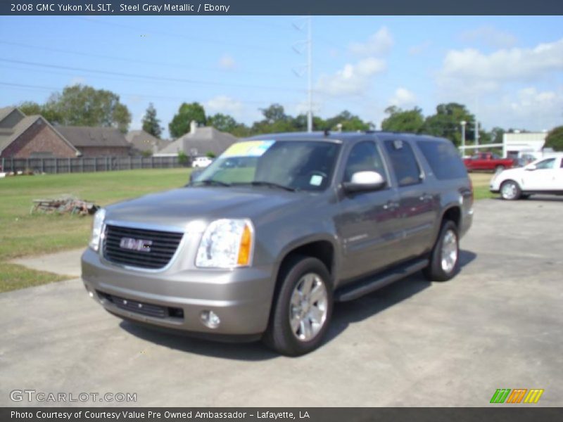 Steel Gray Metallic / Ebony 2008 GMC Yukon XL SLT