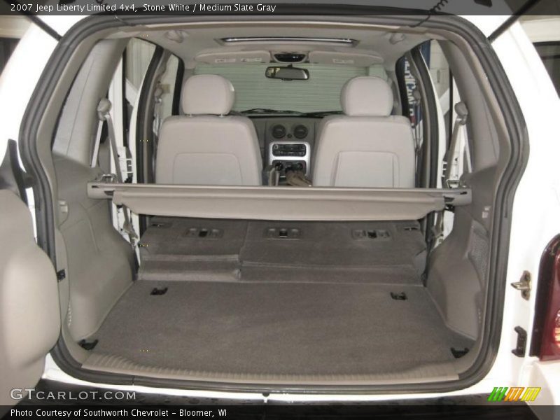 Stone White / Medium Slate Gray 2007 Jeep Liberty Limited 4x4