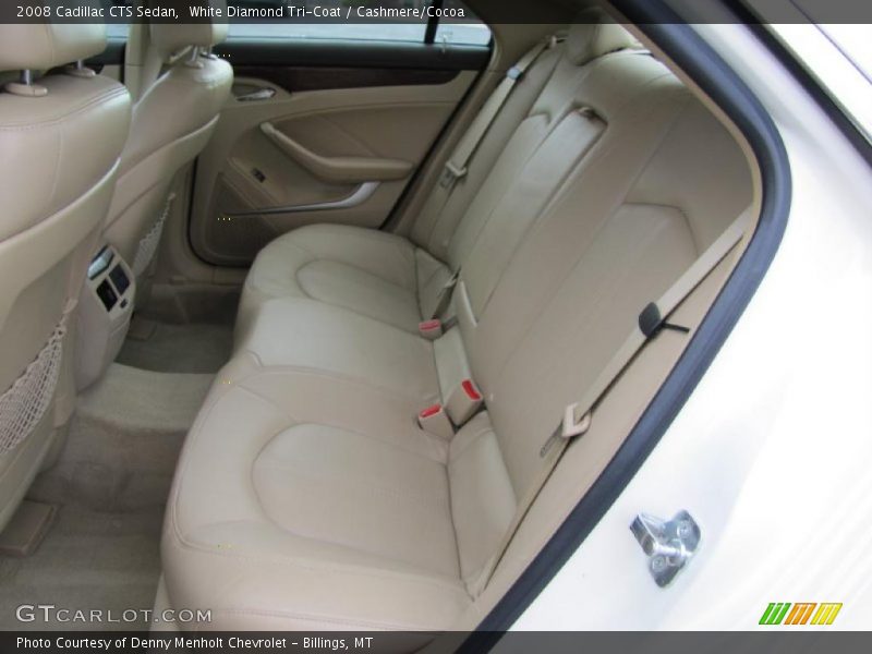 White Diamond Tri-Coat / Cashmere/Cocoa 2008 Cadillac CTS Sedan